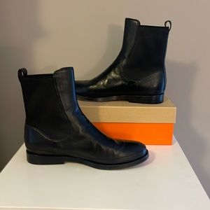 Vince leather booties Vince "Cecy!" leather Chelsea booties